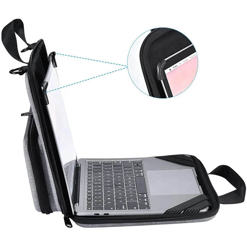 Custom Wholesale Waterproof Computer Carry Eva Case Travel Storage Pc Laptop Carrying Case