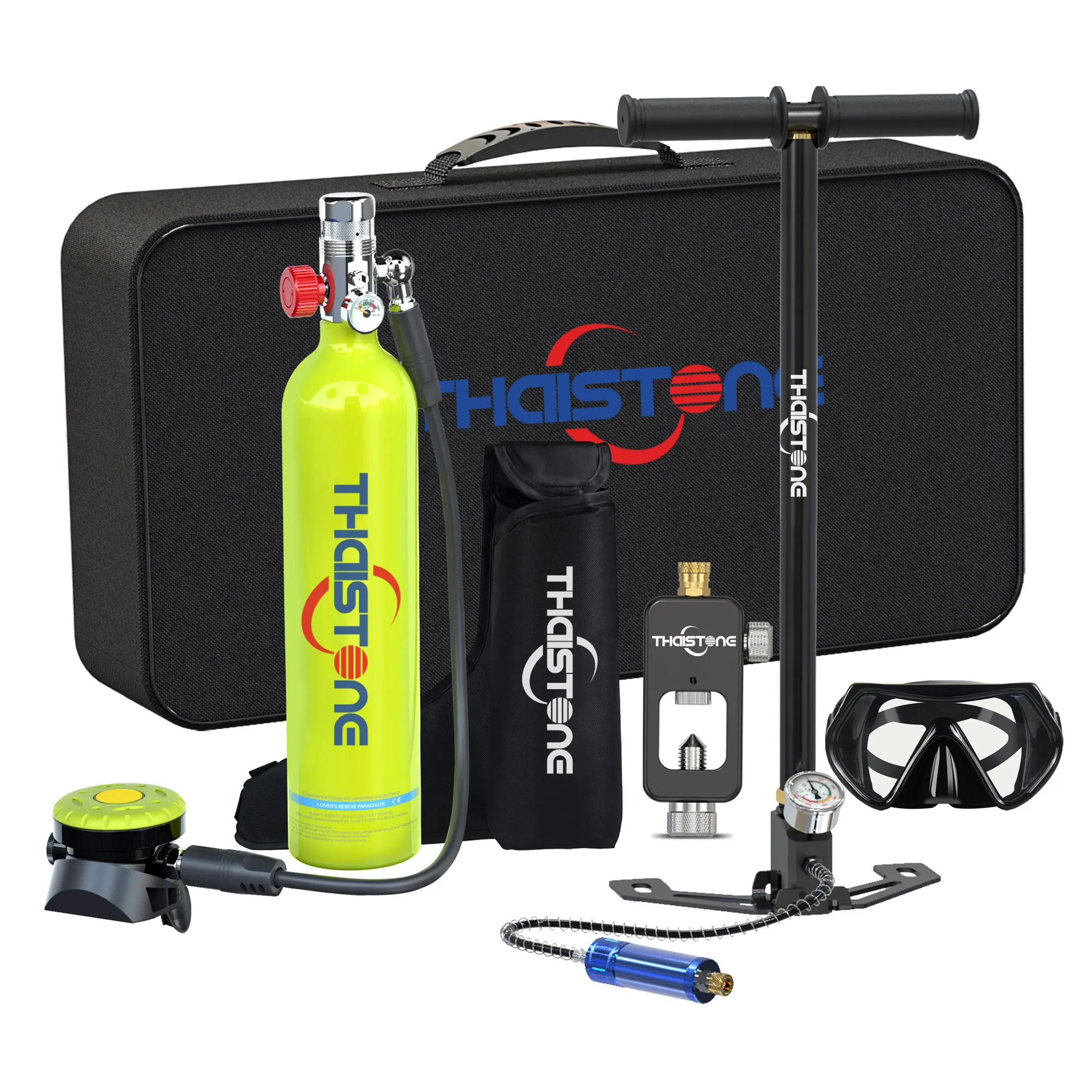 Wholesale Best Seller Full Set Diving Equipment Portable 1 liter Aluminum Scuba Diving Tank