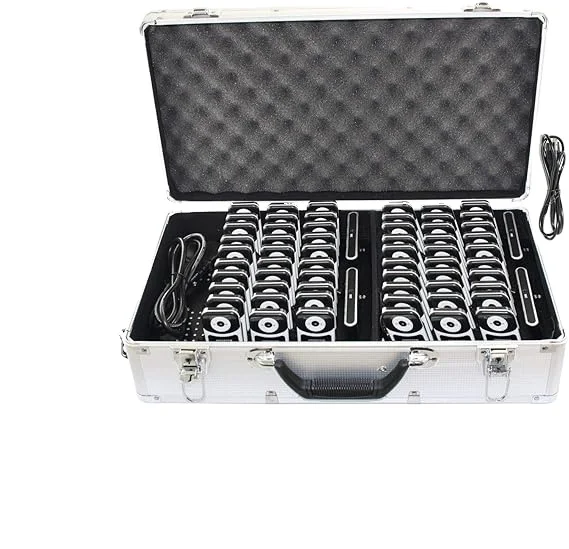 Wireless Tour Guide Voice Audio Transmission System+Aluminium Alloy Charge Case