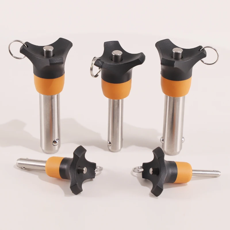 High Precision Quick Release Ball Lock Pins Mushroom Aluminum Handle Stainless Steel Safety Quick Release Spring Ball Lock Pins