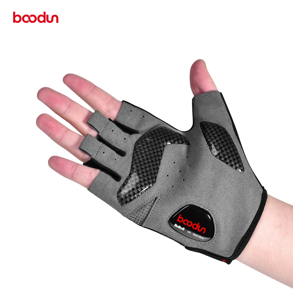 Boodun racing gloves half finger winter riding Wearable Palm guard Sport fitness Unisex  Fashion Cycle mtb bicycle  Gloves