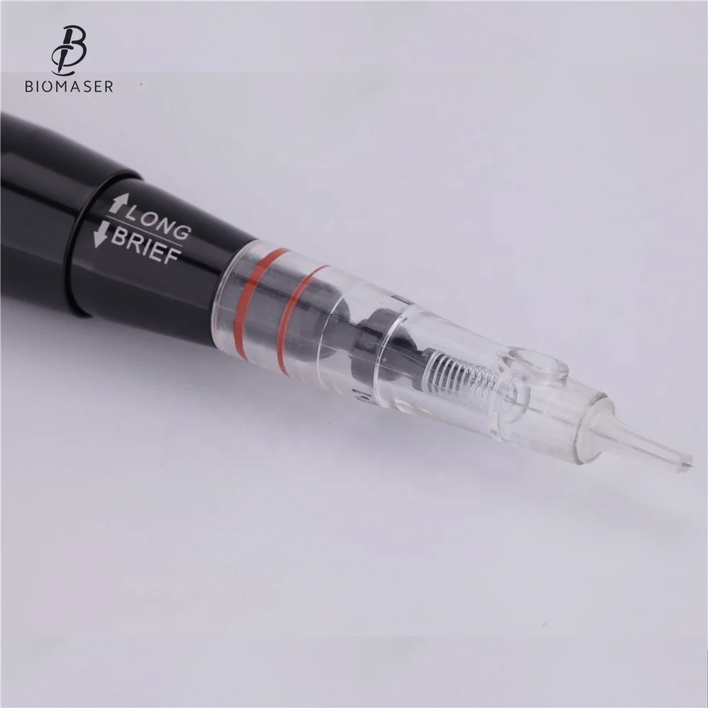  Biomaser 1R 0 30 мм стабильное татуажные иглы для перманентного макияжа картридж с наконечником из нержавеющей