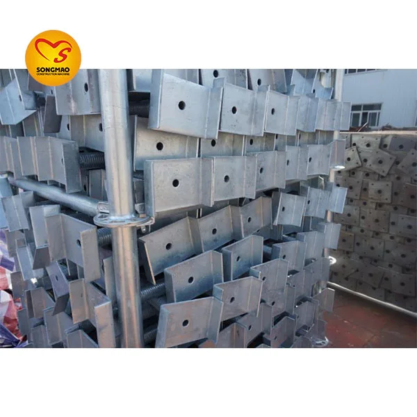 Songmao Q235 Galvanized Pipe Screw Props Jack Base of Scaffolding Accessories