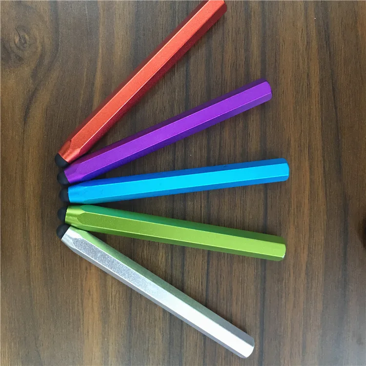 Touch Pen Stylus for Tablets Smartphones Universal Aluminium Rubber Tip Light