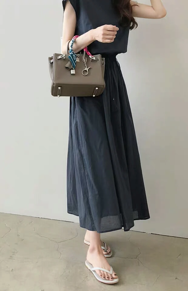 Short Sleeve O Neck Retro Clothes Long Maxi Women  Linen Dress Summer Hot Sale Natural Linen Solid Color