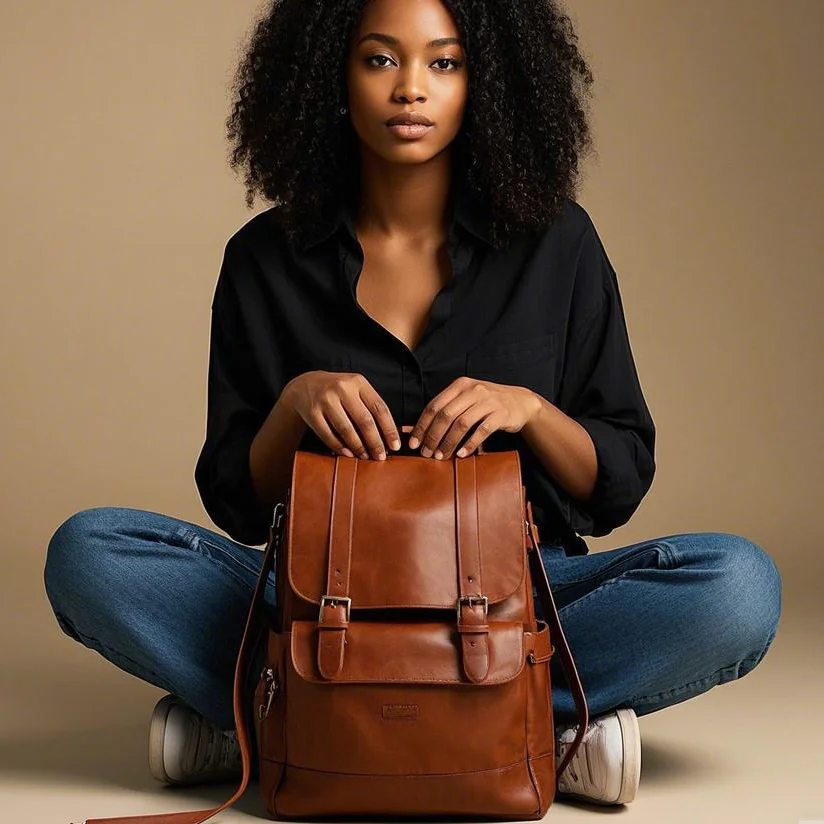 Multifunctional Vegan Leather Diaper Bag Backpack Waterproof Newborn Baby Diaper Bags Leather Mommy Bag