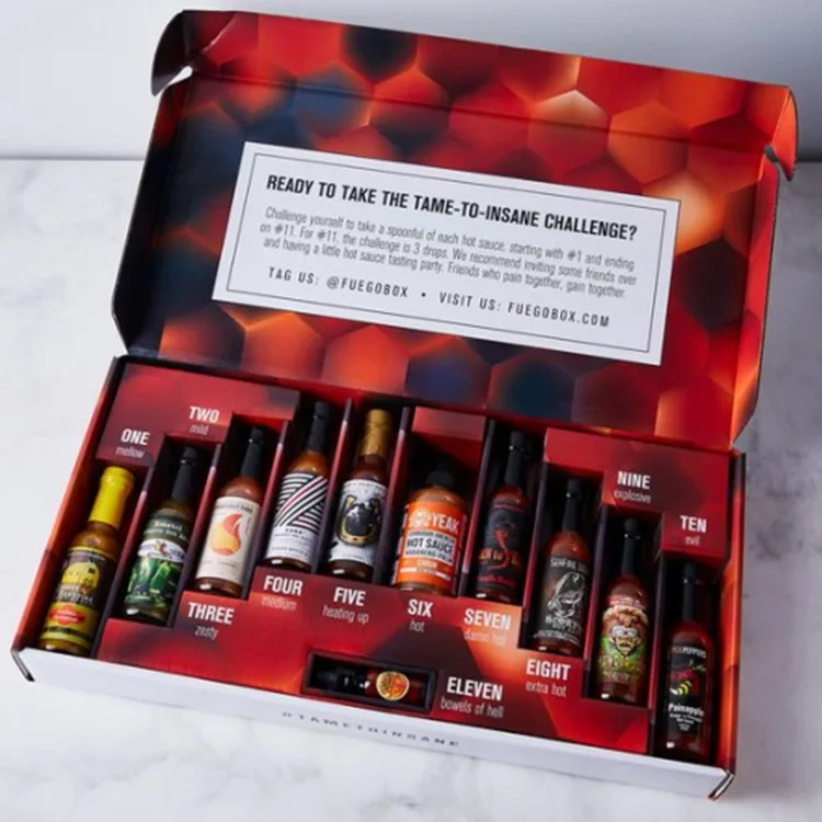 Custom Corrugated Cardboard Mailer Subscription Box Packaging Clamshell Wig Beauty Skincare Set Cosmetic Makeup Gift Box