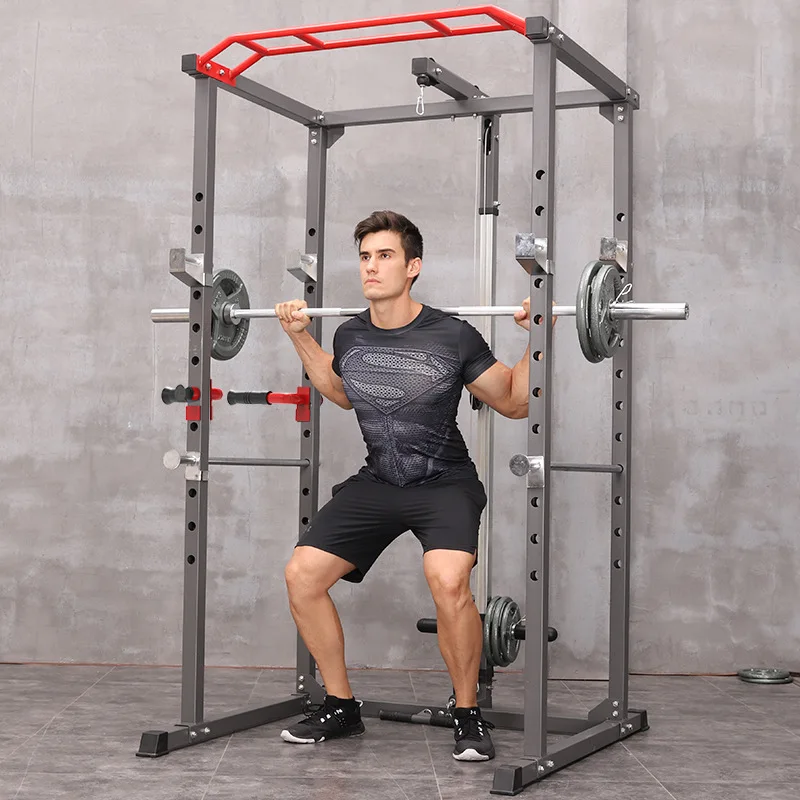 Hot selling fitness gym exercise equipment smith multifunction squat rack power cage