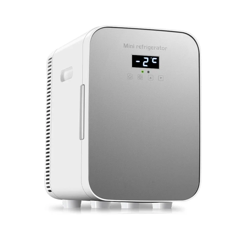 10L Capacity ABS Material Tempered Glass Mini Portable Car Refrigerator 12V Freezer Cooler Box New Hotels Outdoor Use Made China