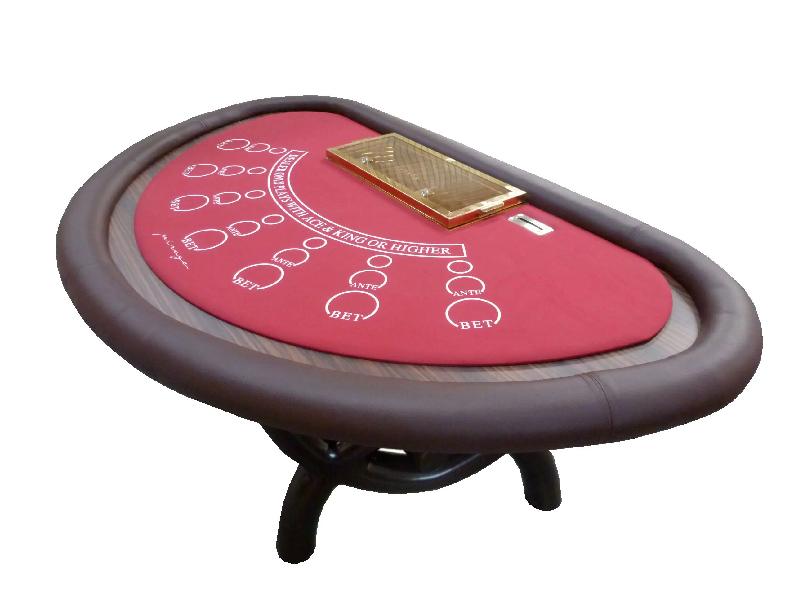 Professional Custom Leather Blackjack Table Mesa De Black Jack Suppliers