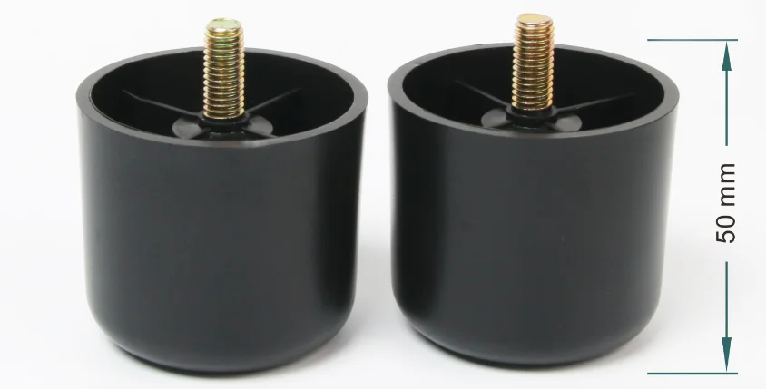 Factory Direct Cheap PP Plastic Furniture sofa feet modern furniture leg Sofa Cabinet Base Feet Round Plastic Sofa Plastic Leg