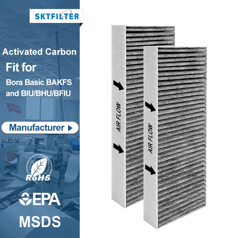 Kitchen Hood Filter Activated Carbon Filter Cooker Hood Filter Charcoal for Bora Basic BAKFS and BIU/BHU/BFIU Cooker Hoods