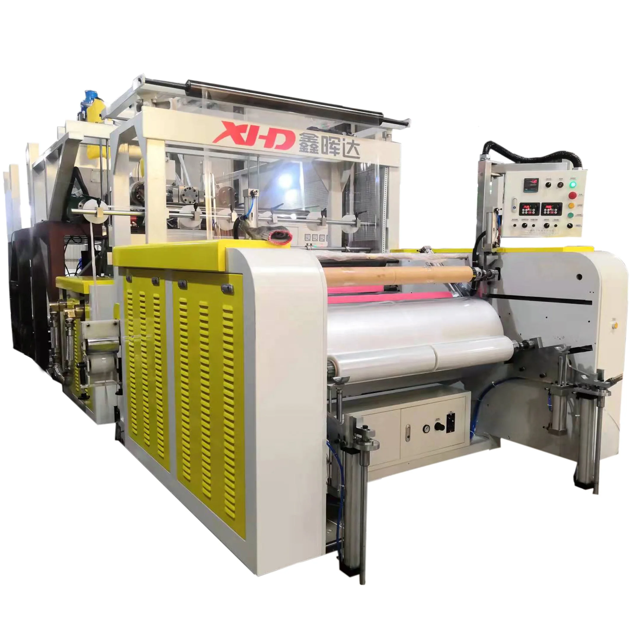 XHD-55-75-1250  best price 1 meter  automatic  LLDPE  extruder for stretch film plastic stretch film making machinery