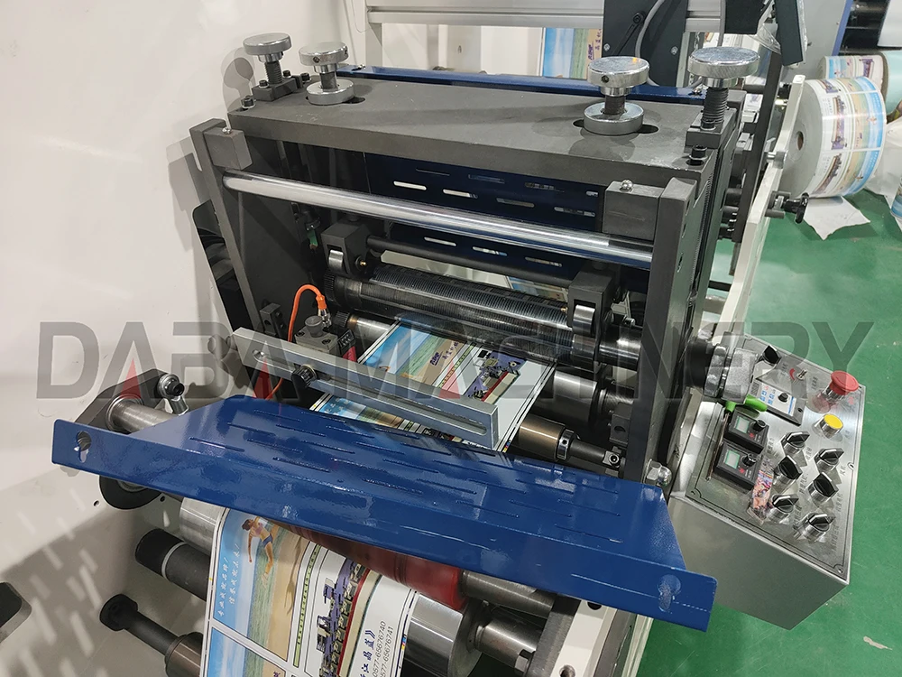 Flexo film adhesive label bopp unit type printing machine