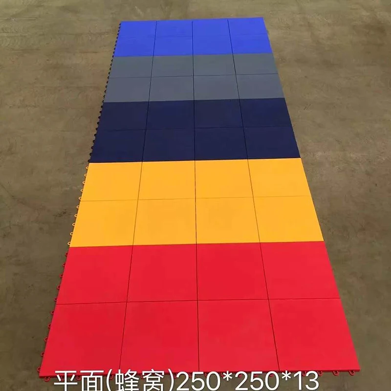 suspended modular outdoor pp interlocking sports floor
