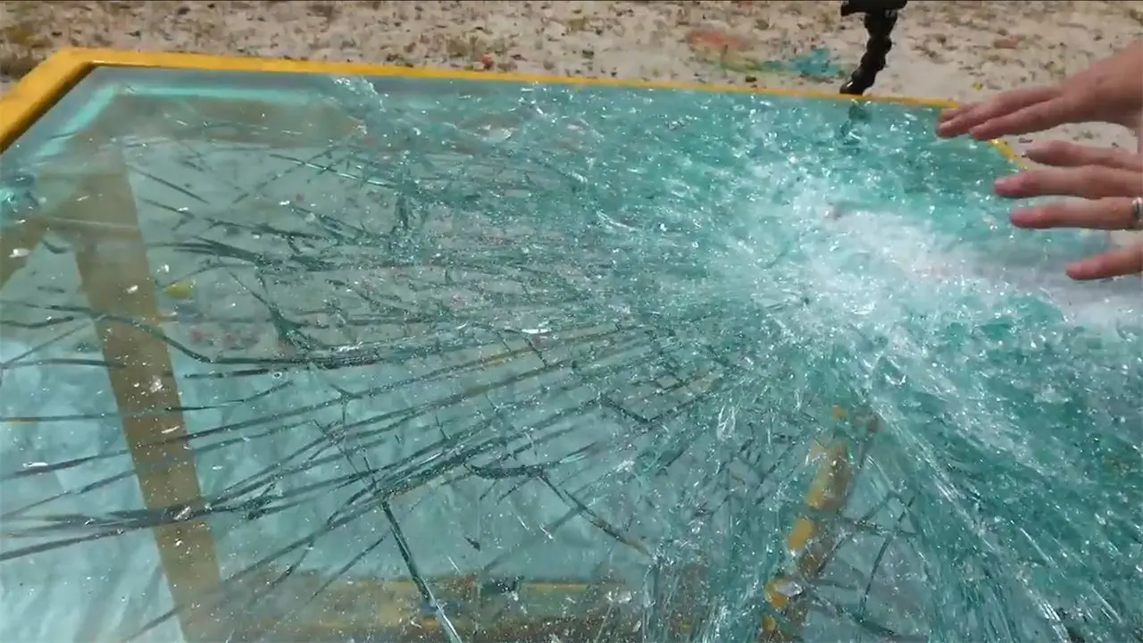 bulletproof glass import shatterproof glass 35mm anti AK47 shooting laminated bulletproof glass price