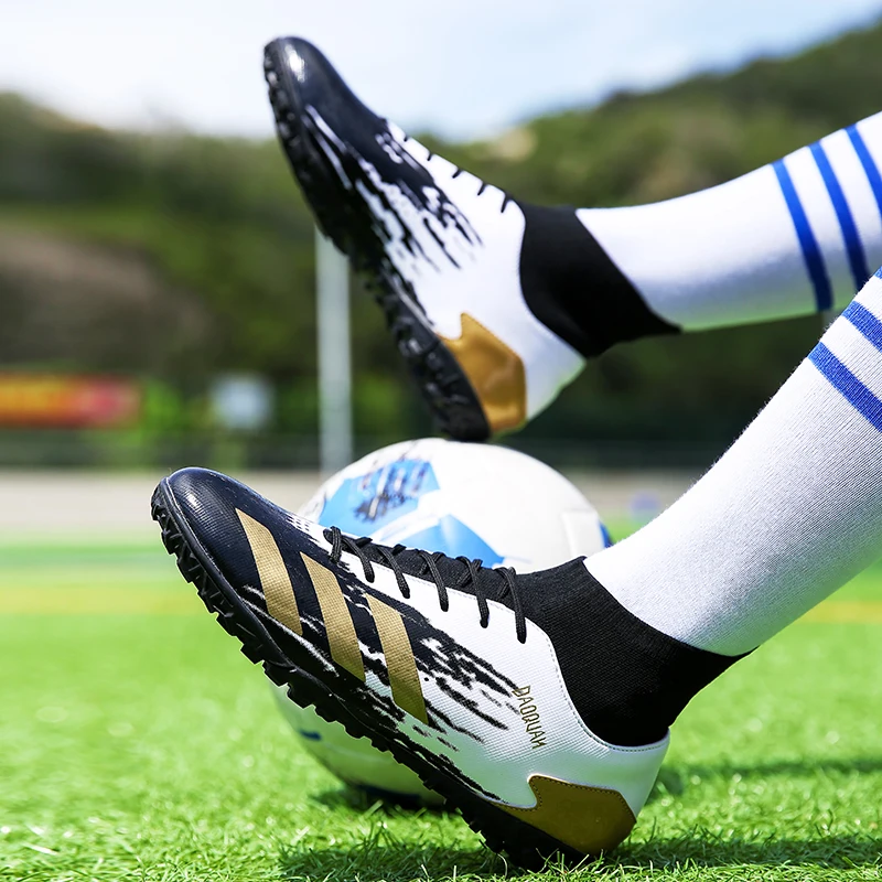  Free Shipping Designated Country AG/TF Soccer Boots Shoes TPU/TPO Sole PVC Upper Chuteiras- Futebol