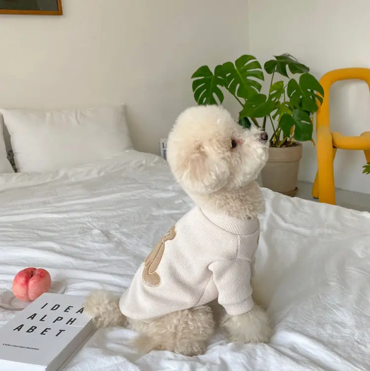 wholesale Korea ins pet Cat autumn clothes Teddy Bichon dog winter Warm clothes Dog knitted sweater jumper