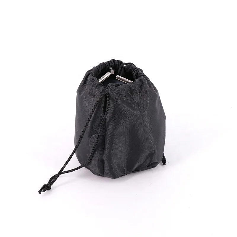 Alcohol Burner Camping Alcohol Stove Mini Portable Stainless Steel Outdoor Accept Customizable Logo 11 X 8 X 8 Cm Black Pouch