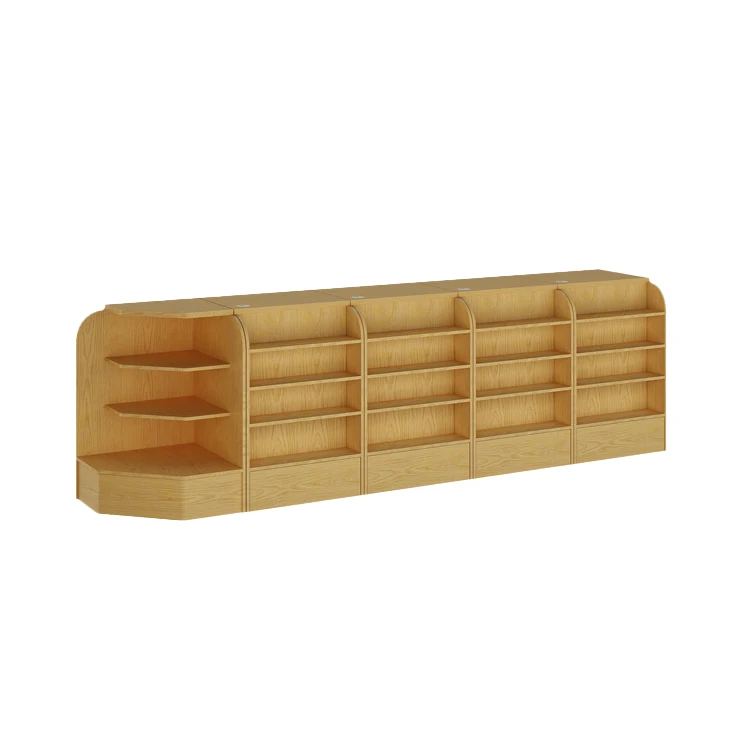 Store Interior Design Modern Store Wooden Cash Counter Design Checkout Counters