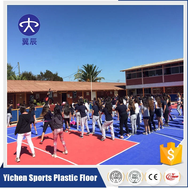 outdoor interlocking plastic removable floor