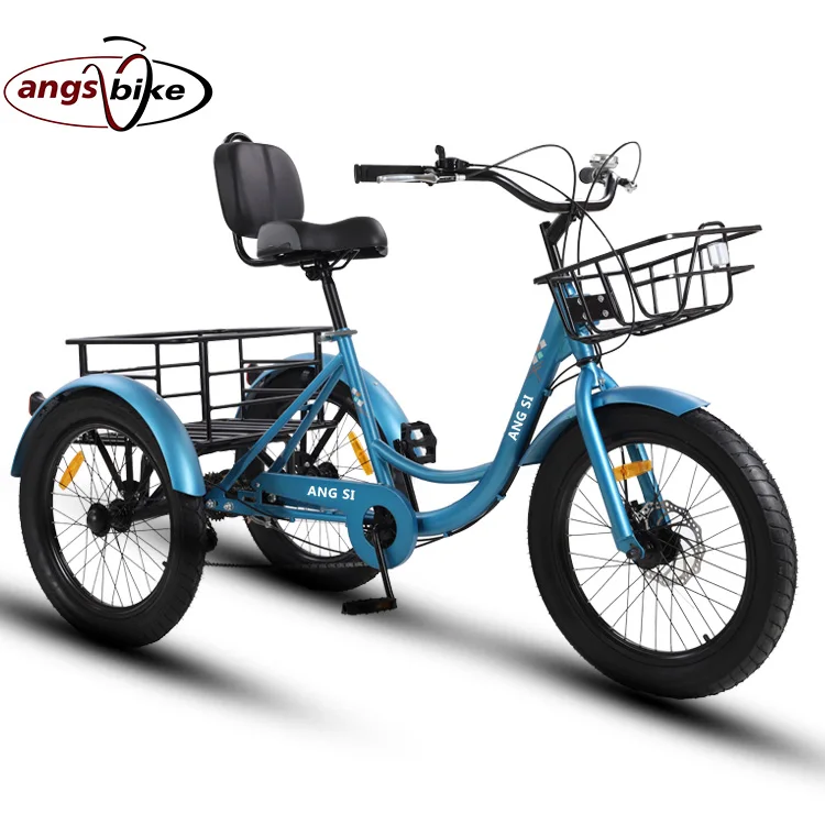 adult pedal tricycle aluminum adult trike / fat 3 wheels bicycles cheap adult cargo snow tricycle for sale