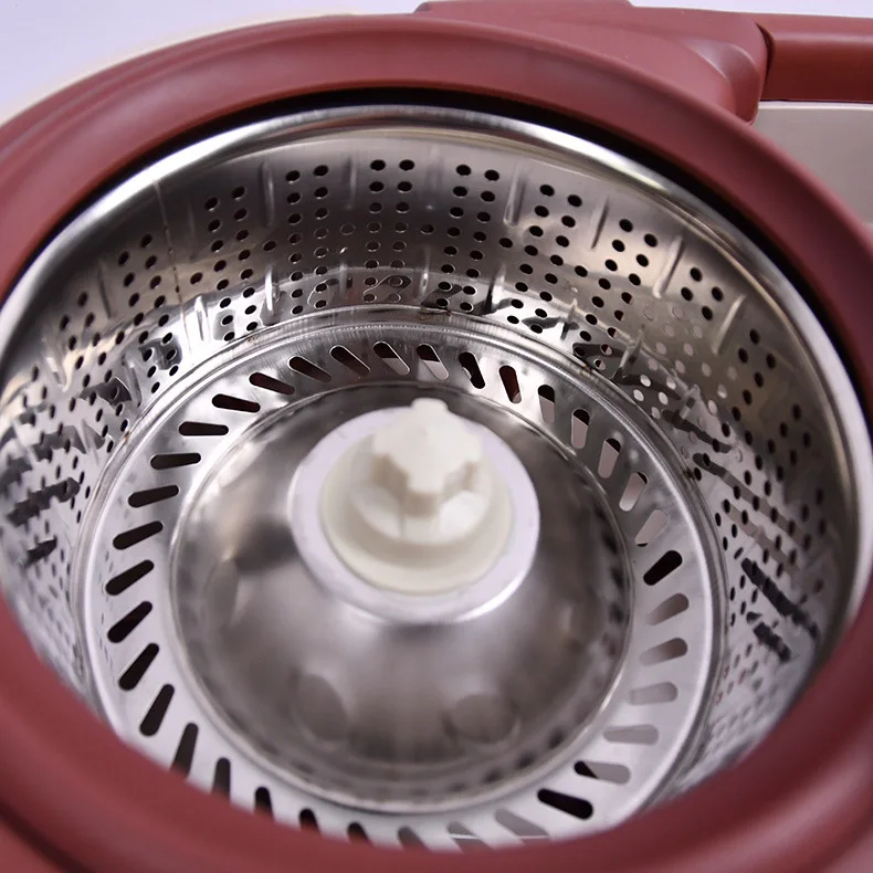 Home cleaning turbo mops easy wring magic reusable floor mop compatible with 360 spinning rotation microfibre mop and bucket set