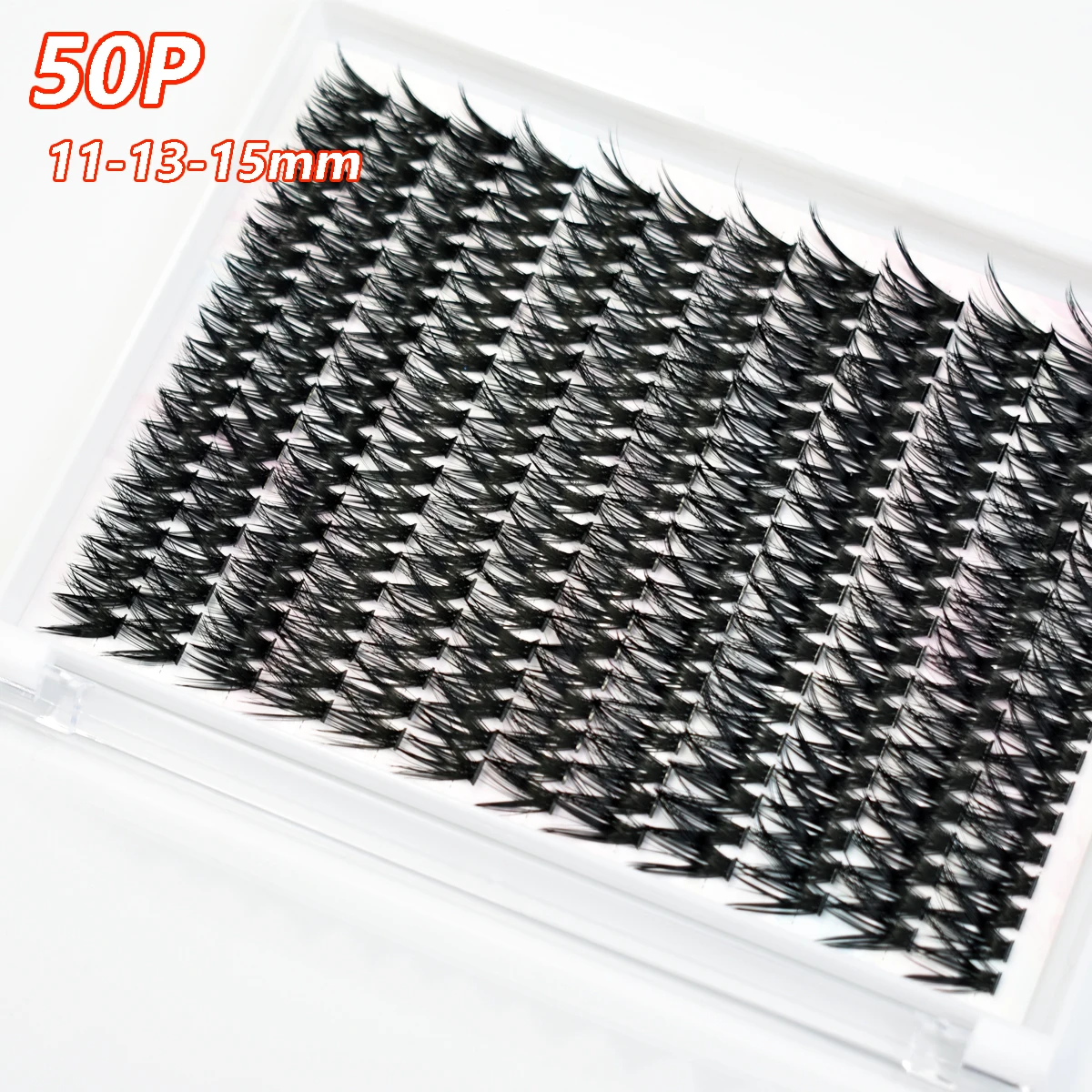 9-16mm Mix pre made fan lashes 30D 40D Fluffy Lash Cluster DIY Eyelash Individual Lash Extension Kit