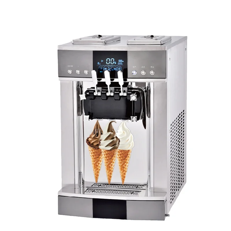 Mobile Diner Ice Cream Maker Portable ice cream maker with three flavors