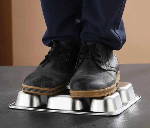 304 Stainless steel 3-6 compartment divided dinner plate fast food container lunch box tray with lid