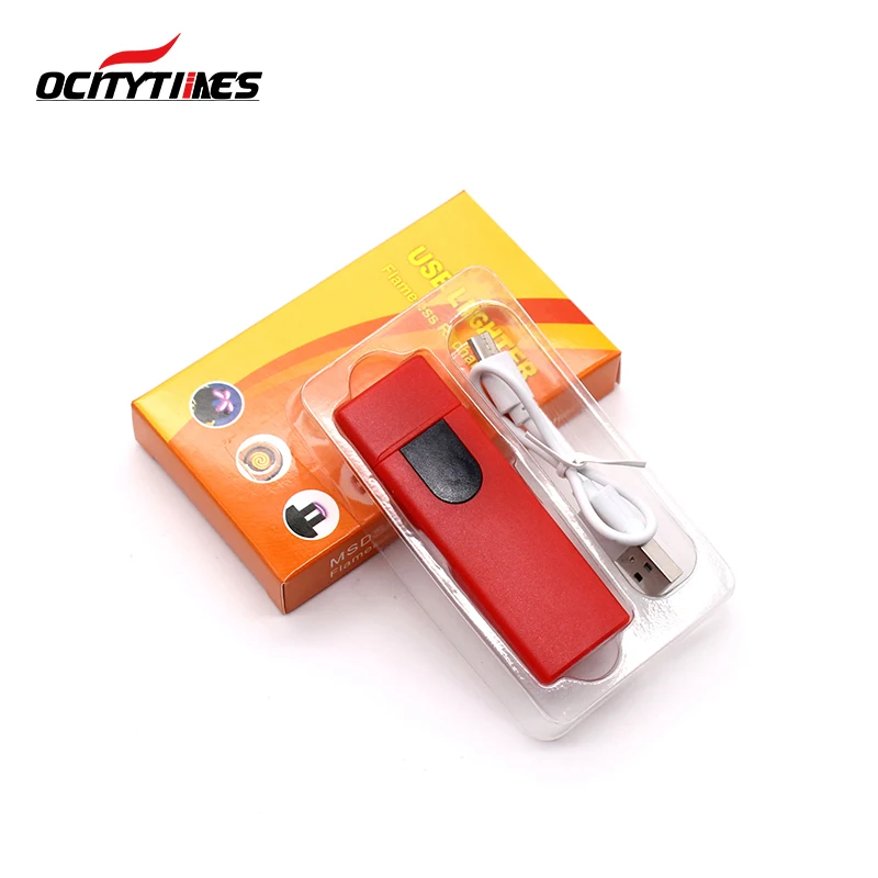 USB Rechargeable Windproof Electronic Lighter Flameless Cigarette USB Lighter