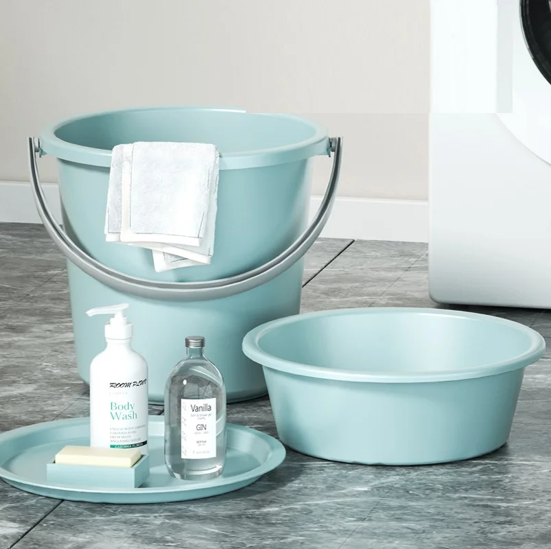 Factory Hot Sale Wholesale Customized Color Pp Plastic Bucket With Handle Plastic Bucket With Lid