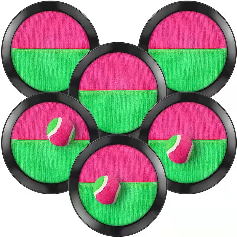 Красочные веселые клейкие мишени клейкая ракетка содержит мяч захват игры захват мяч коллекция