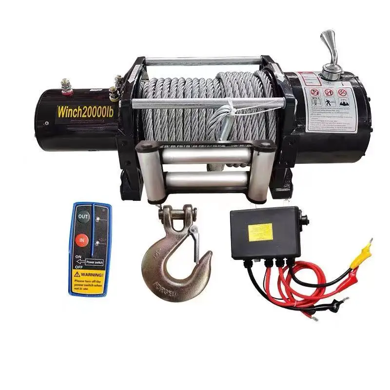 Maanufacturer direct sales 12V 24V heavy duty electric winch