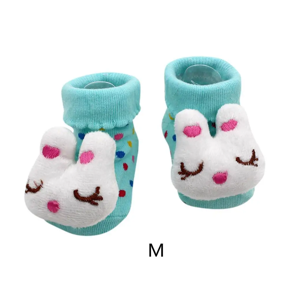 3-12 months cute toddler ankle cotton baby socks with doll