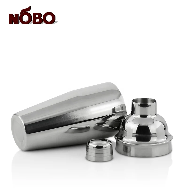  Manufacture Custom Professional Bar Metal Barware bartender kit Stainless Steel Cocktail Shaker