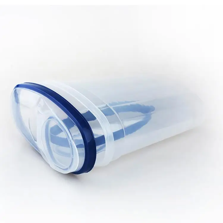 
100% compostable starch take out food plastic delivery large cereal containers, rice dispenser storage container 