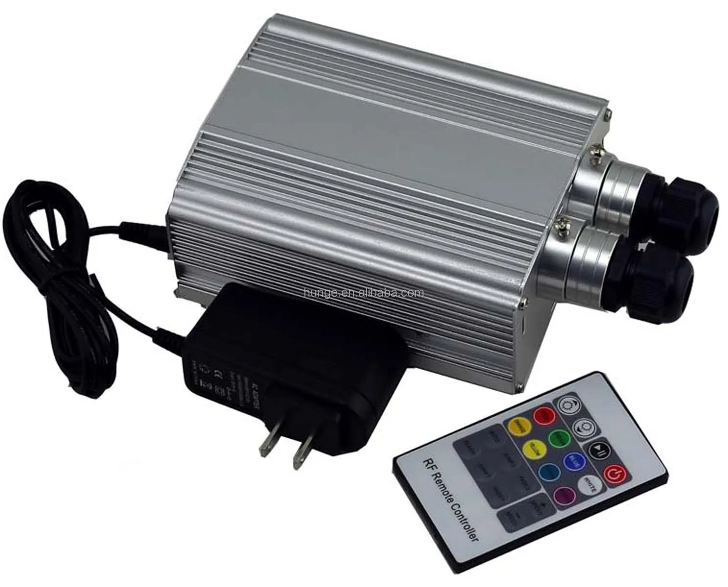 Twinkle Color Changing 25w Rf Wireless RGB Shooting Star Led Fibre Engine For Starry Shopping Mall Cinema