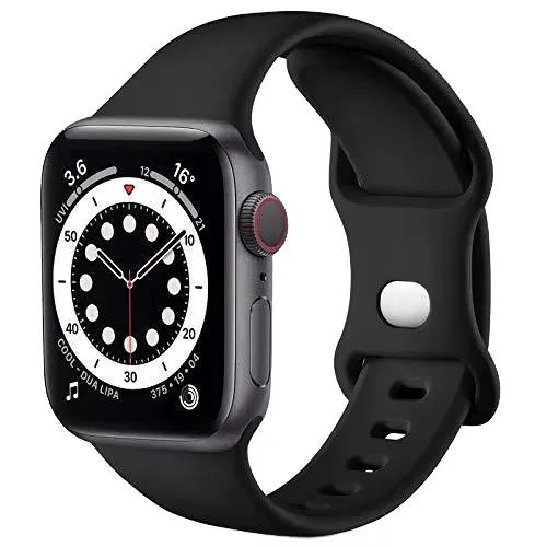 Soft Silicone Replacement Silicon Wrist 38Mm 40Mm 42Mm 44Mm 45Mm Strap I Watch Band For Iwatch Apple Series Se 7 6 5 4 3