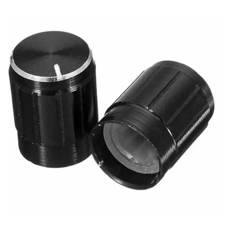 15*16mm Aluminum Potentiometer Knob Rotary Switch Volume Control Knob black For DIY
