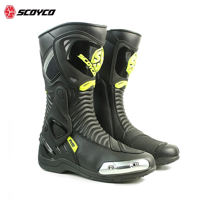 Motorcycle Boots Men Moto Riding Motocross Off-Road Motorbike Shoes Racing Leisure Riding Wholesale Custom Design