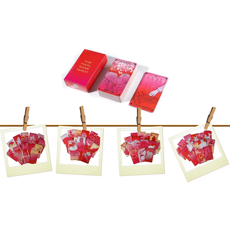 custom print Most Dramatic and Attractive Deck love tarot cards Rose moon case love Rose Tarot tarot cards