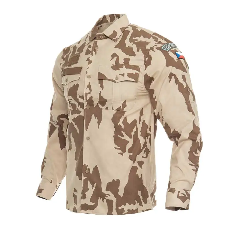 Czech VZ85 desert pattern badged shirt desert camo jacket