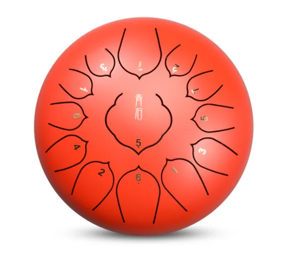 Steel Tongue Drum 12 Inch 13 Note Handpan Drum SUCCESS Musical Scales Chakra Lotus