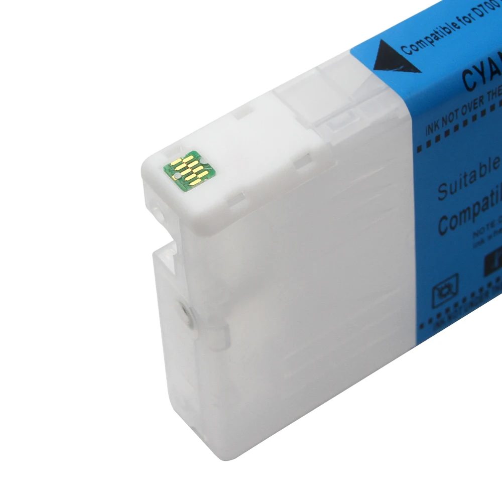 T7821-T7826 Compatible Ink Cartridge For Epson SureLab D700 Black & LC Dye Ink with Chip Certified by MSDS