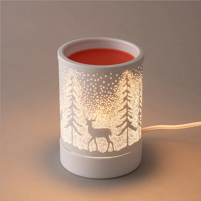 
Electric wax melts Candle Warmer Burner oil lamp electric Hollowed-Out night light 