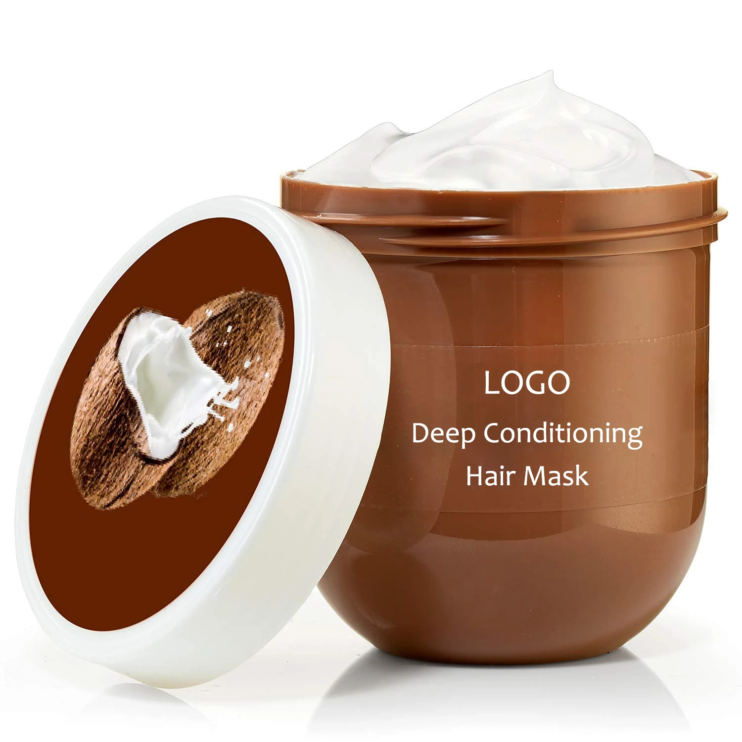 Hair Mask Private Label 100% Organic Argan Oil Coconut Oil Hair Mask for Treatment Dry or Damaged Hair