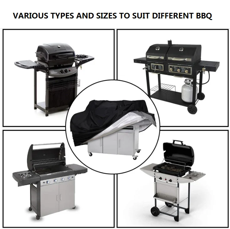 Чехол для гриля барбекю SJC-015 в натуральную величину напольные покрытия из водонепроницаемого материала с защитой от солнца Auti ультрафиолетового излучения для снега и дождя; Зимние полусапоги продукты покрывают