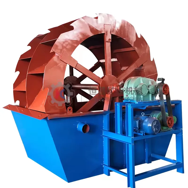 High Quality Gravel 10TPH Sand Stone Washing Equipment Bucket Wheel Sand Washer for Gold Mining