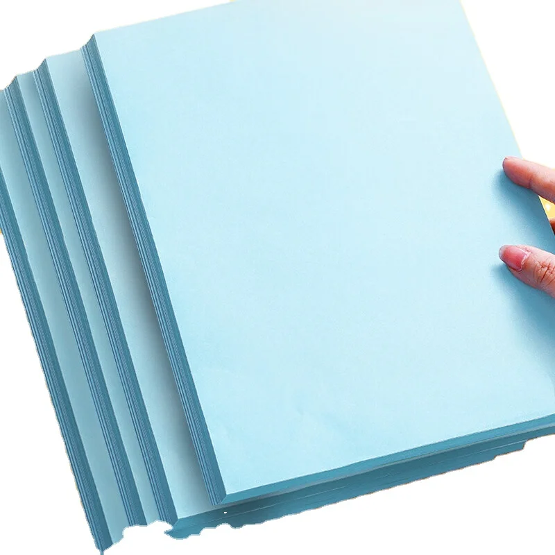 Light Blue A4 DIY Thickened 230g Colorways Color Copy Paper 180 Sheets/Ream Color Copy Paper
